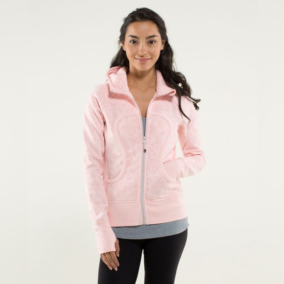 lululemon athletica Sweaters - RARE-🍋Lululemon Baby Pink PAISLEY Print Scuba ( Like New) 🍋